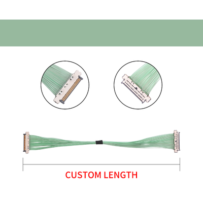 0.4mm pitch Custom Coax Cable Assembly KEL USL20-30S UL94V 0 material