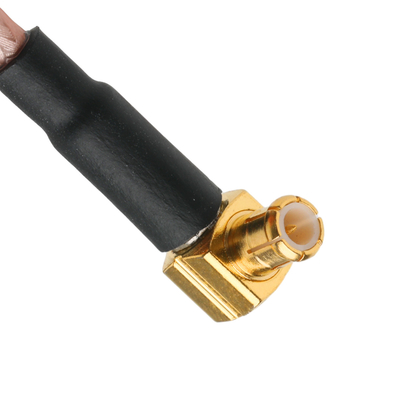 Custom RG316 Coaxial Cable RA MCX Plug Right Angle Plug To SMA Male Straight OEM/ODM